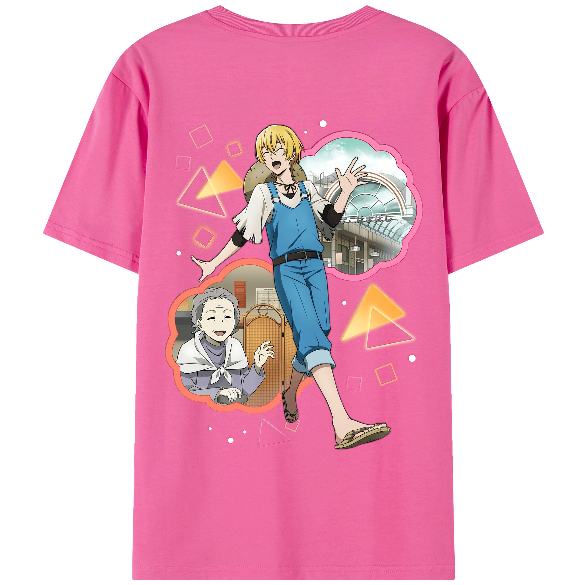 （画像用） 文豪ストレイドッグス Bungo Stray Dogs レディース半袖Tシャツ(バックプリント)